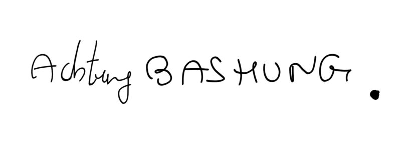 Logo Achtung Bashung
